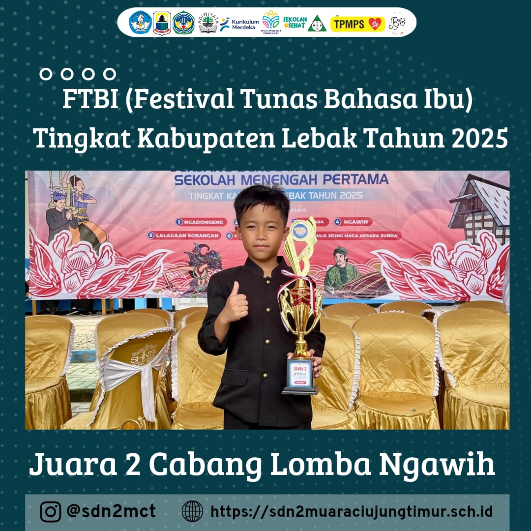 Raska Al Ghifari Raih Juara 2 Lomba Ngawih FTBI Tingkat Kabupaten Lebak 2025